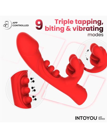 Trixy Vibrador con Tapping y Biting con App