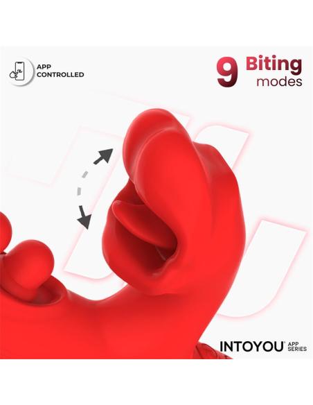 Trixy Vibrador con Tapping y Biting con App