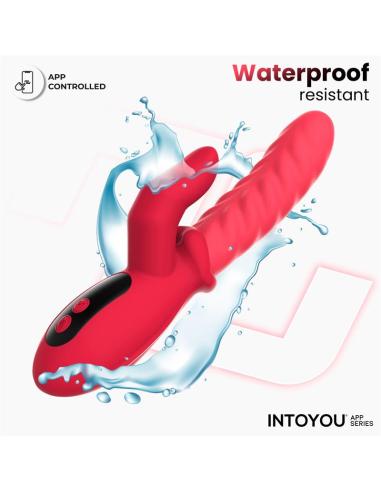 Tingly Vibrador con Finger y Movimiento Waving con APP