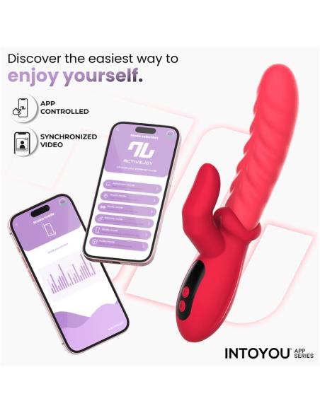 Tingly Vibrador con Finger y Movimiento Waving con APP