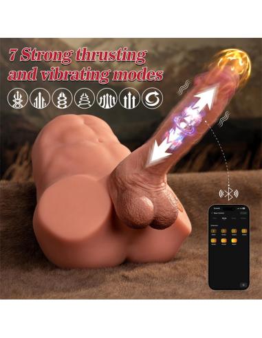 Jonah Semi Torso con Dildo Desmontable, Thrusting y APP 3.48 kg