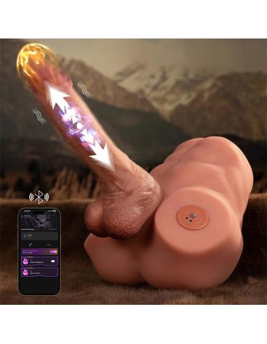 Jonah Semi Torso con Dildo Desmontable, Thrusting y APP 3.48 kg