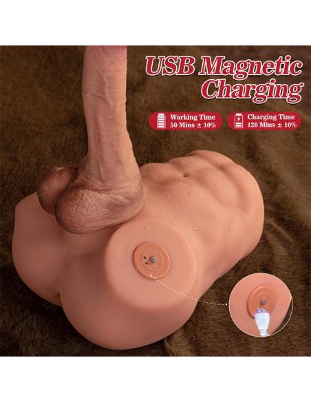 Jonah Semi Torso con Dildo Desmontable, Thrusting y APP 3.48 kg