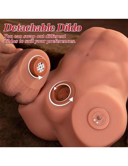 Jonah Semi Torso con Dildo Desmontable, Thrusting y APP 3.48 kg