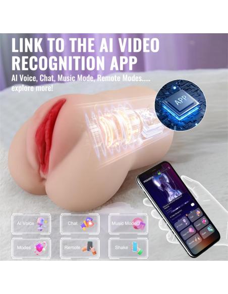 Eliza Vagina y Ano con Vibración, Thrusting y APP 1.83 kg