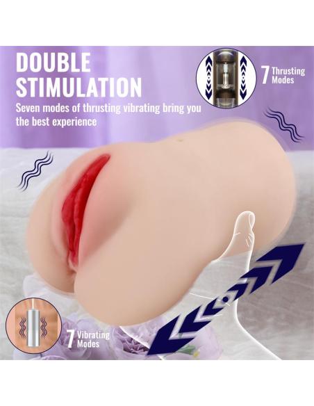 Eliza Vagina y Ano con Vibración, Thrusting y APP 1.83 kg