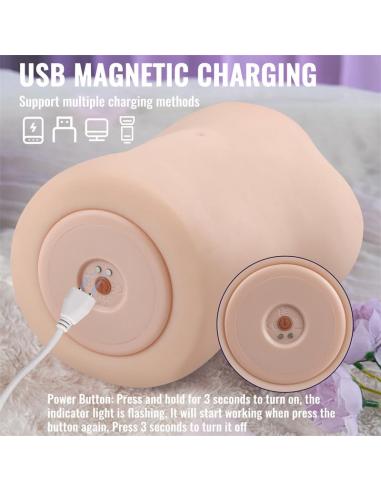 Eliza Vagina y Ano con Vibración, Thrusting y APP 1.83 kg