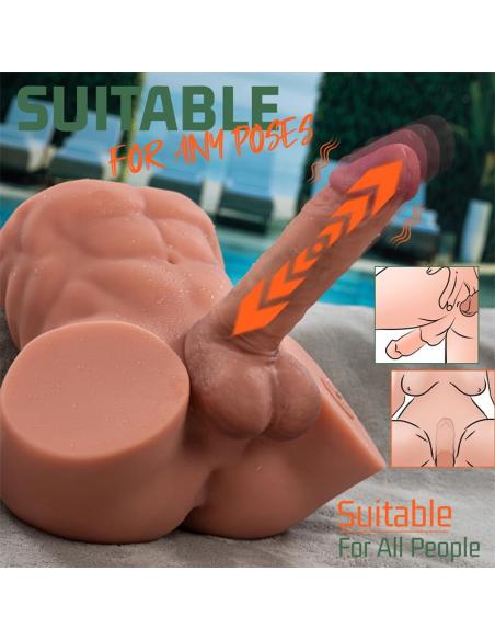 Gretel Semi Torso con Dildo Desmontable, Thrusting y APP 6 kg