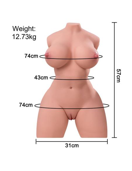 Alanna Torso con Thrusting, Esqueleto Interno y APP 12.73 kg