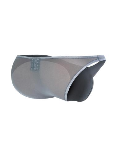 C4MSPXBUL01 Calzoncillo Tiro Bajo Mesh Grey