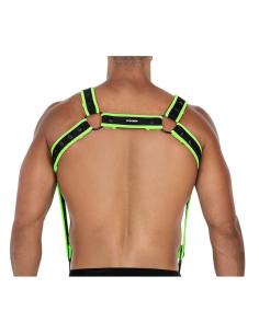 H4RNESS05 Arnés de Pecho Neon Verde Talla Única 2