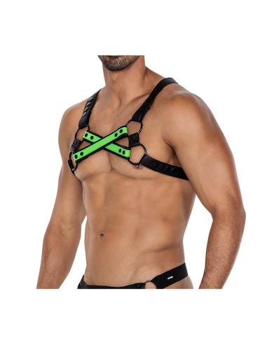 H4RNESS06 Arnés de Pecho 4WAY Verde Talla Única
