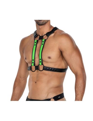 H4RNESS06 Arnés de Pecho 4WAY Verde Talla Única