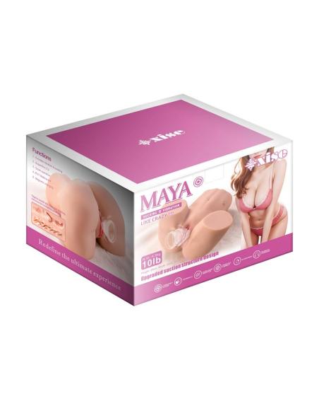 Maya Masturbador con Vibración y Efecto Succión 4.5 kg