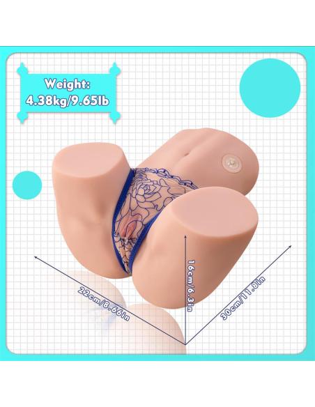 Maya Masturbador con Vibración y Efecto Succión 4.5 kg