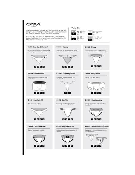 C4MSPX07 Calzoncillo Capri Brief Mesh Grey