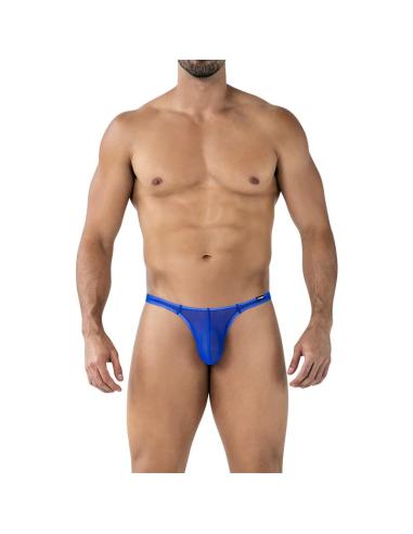 C4MSPX06 Tanga Brasileño Mesh Electric Blue