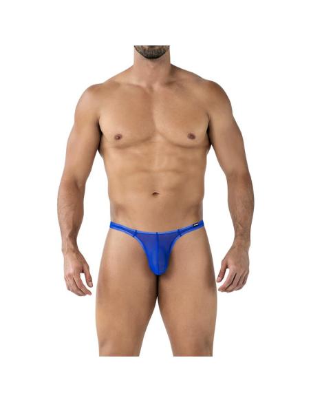 C4MSPX06 Tanga Brasileño Mesh Electric Blue