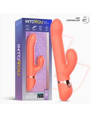 Mindy Vibrador con Anillo de Bolas Up and Down, Finger y Pulsación con APP