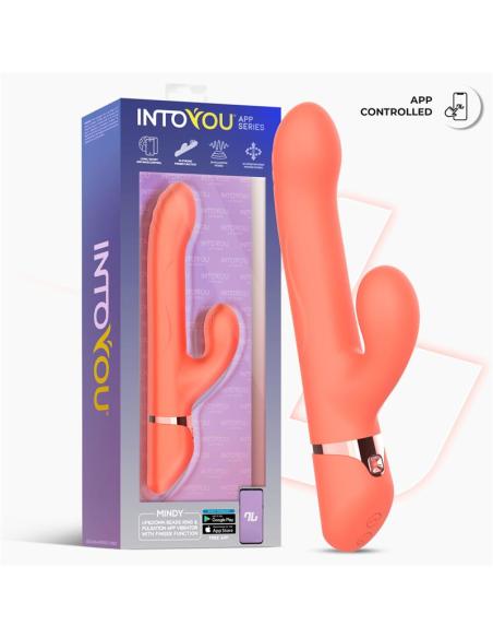 Mindy Vibrador con Anillo de Bolas Up and Down, Finger y Pulsación con APP