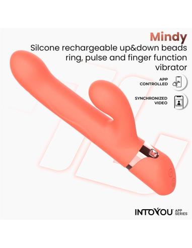Mindy Vibrador con Anillo de Bolas Up and Down, Finger y Pulsación con APP