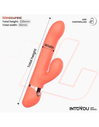 Mindy Vibrador con Anillo de Bolas Up and Down, Finger y Pulsación con APP