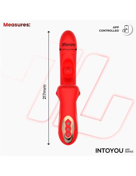 Franky Vibrador con Biting y Bola Rotativa con APP
