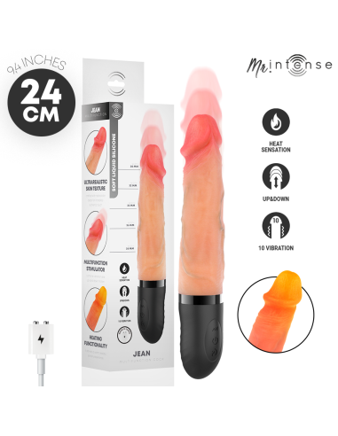 Mr intense - jean vibrador up&down con efecto calor 24 cm -ø- 3.8 cm