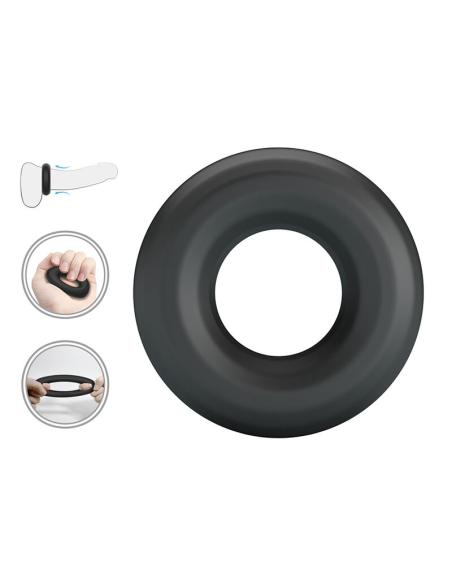 Crazy bull - urban anillo para pene silicona super soft negro
