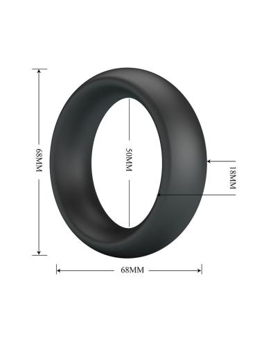 Crazy bull - elio anillo para pene silicona negro