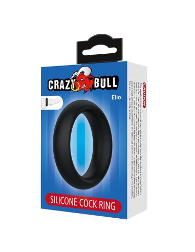 Crazy bull - elio anillo para pene silicona negro