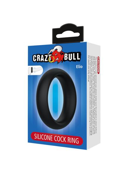 Crazy bull - elio anillo para pene silicona negro
