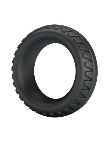 Crazy bull - merritt anillo para pene texturizado silicona negro