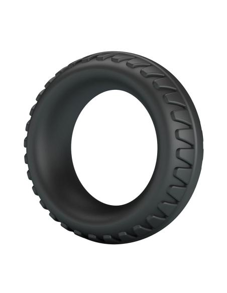 Crazy bull - merritt anillo para pene texturizado silicona negro