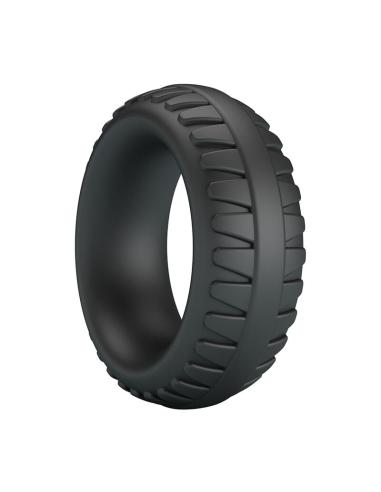 Crazy bull - merritt anillo para pene texturizado silicona negro