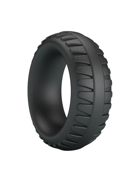Crazy bull - merritt anillo para pene texturizado silicona negro