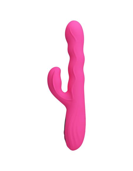 Pretty love - winters vibrador rabbit multifunción con pantalla led rosa