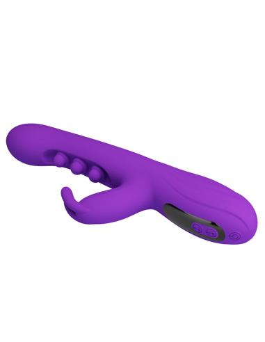 Pretty love - sabien vibrador rabbit con estimulación por golpeteos y led morado