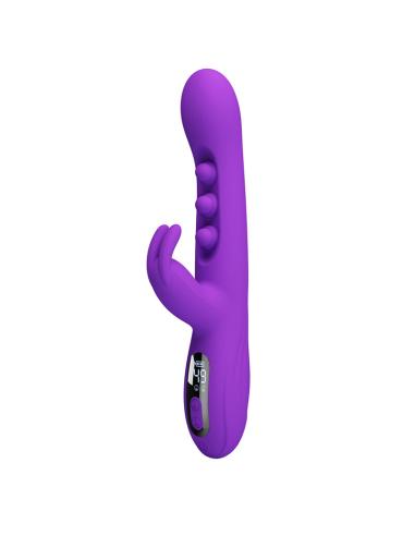 Pretty love - sabien vibrador rabbit con estimulación por golpeteos y led morado