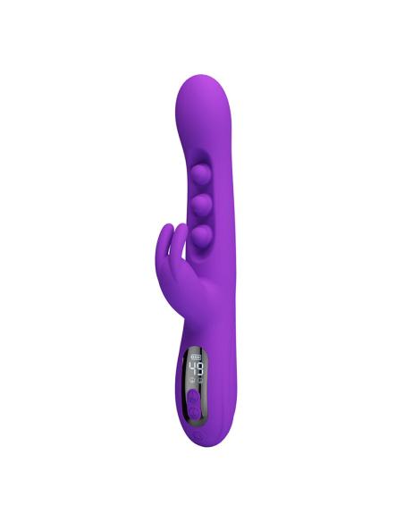 Pretty love - sabien vibrador rabbit con estimulación por golpeteos y led morado