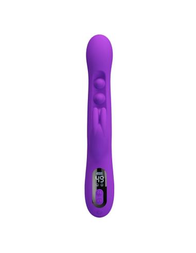 Pretty love - sabien vibrador rabbit con estimulación por golpeteos y led morado