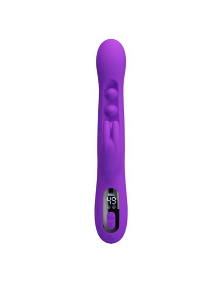 Pretty love - sabien vibrador rabbit con estimulación por golpeteos y led morado