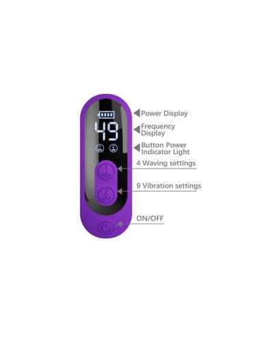 Pretty love - sabien vibrador rabbit con estimulación por golpeteos y led morado