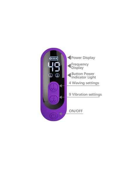 Pretty love - sabien vibrador rabbit con estimulación por golpeteos y led morado