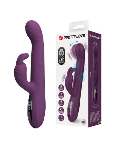 Pretty love - dee vibrador rabbit multifunción oscilante y percutor morado