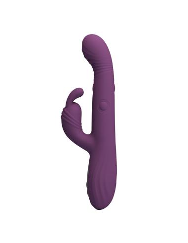 Pretty love - dee vibrador rabbit multifunción oscilante y percutor morado