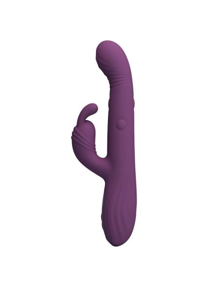Pretty love - dee vibrador rabbit multifunción oscilante y percutor morado