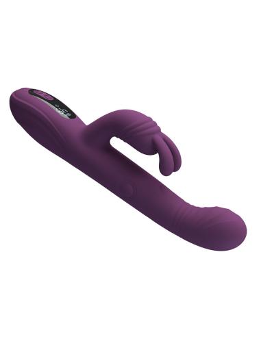 Pretty love - dee vibrador rabbit multifunción oscilante y percutor morado