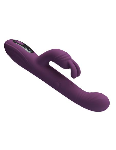 Pretty love - dee vibrador rabbit multifunción oscilante y percutor morado