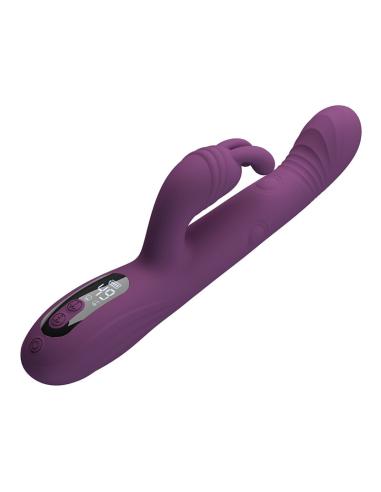 Pretty love - dee vibrador rabbit multifunción oscilante y percutor morado